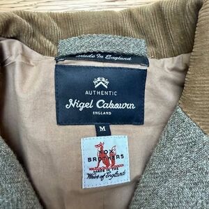Nigel Cabourn Authentic Line x Fox Brothers Wool Made in England Tweed Jacket